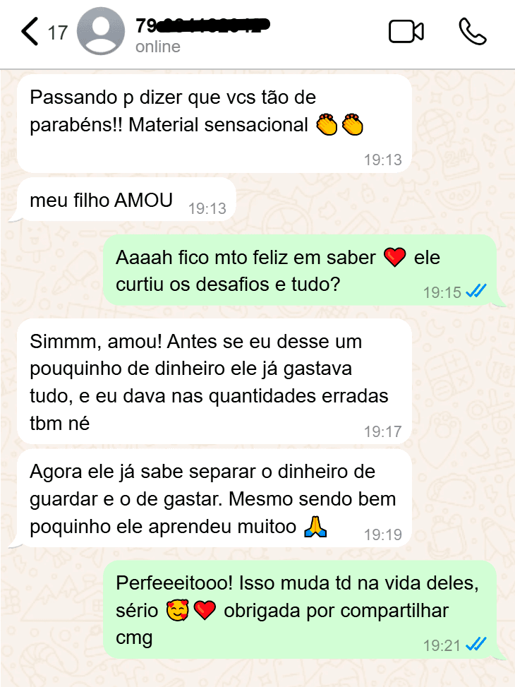 Depoimentos de mães